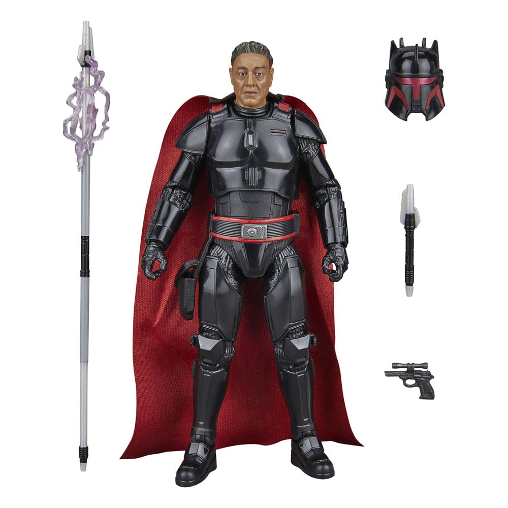 Hasbro Star Wars The Mandalorian Moff Gideon Dark Trooper Armor Black Series Actionfigur