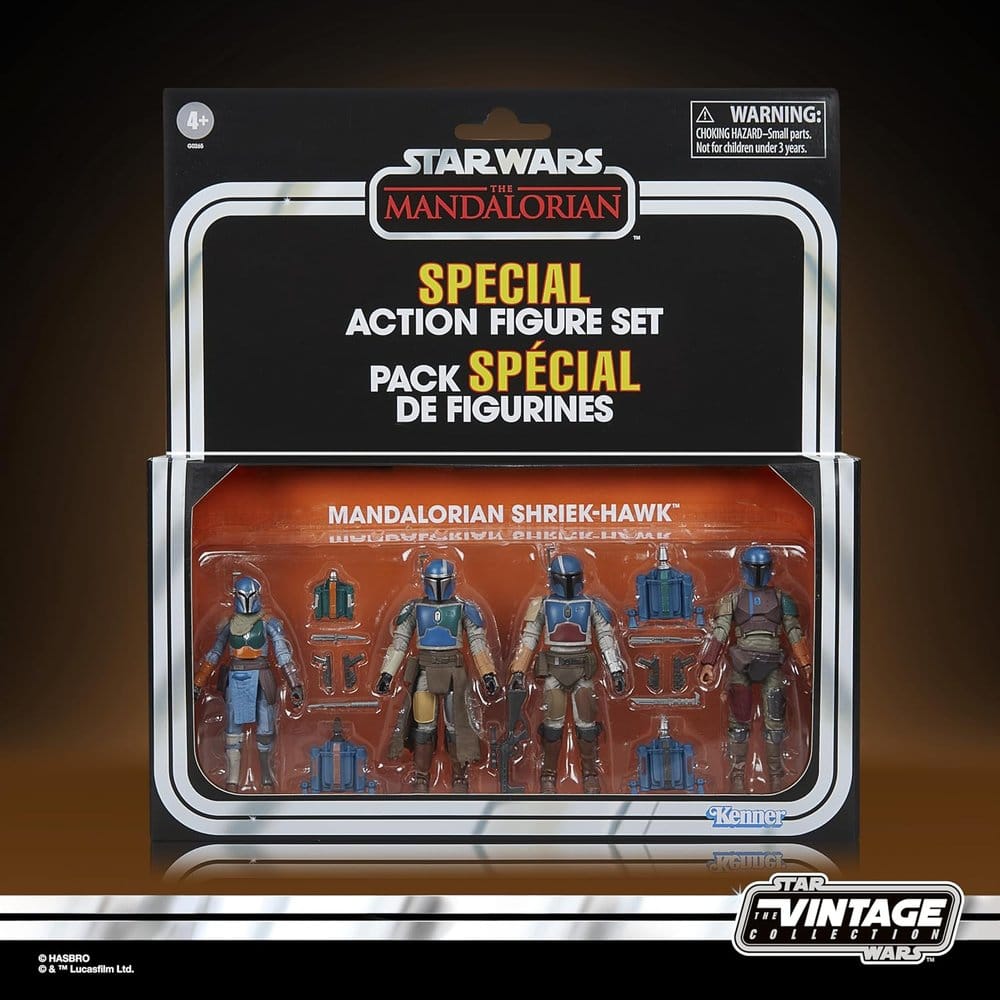 Hasbro Star Wars The Mandalorian Shriek-Hawk Vintage Collection 4er-Pack Actionfiguren