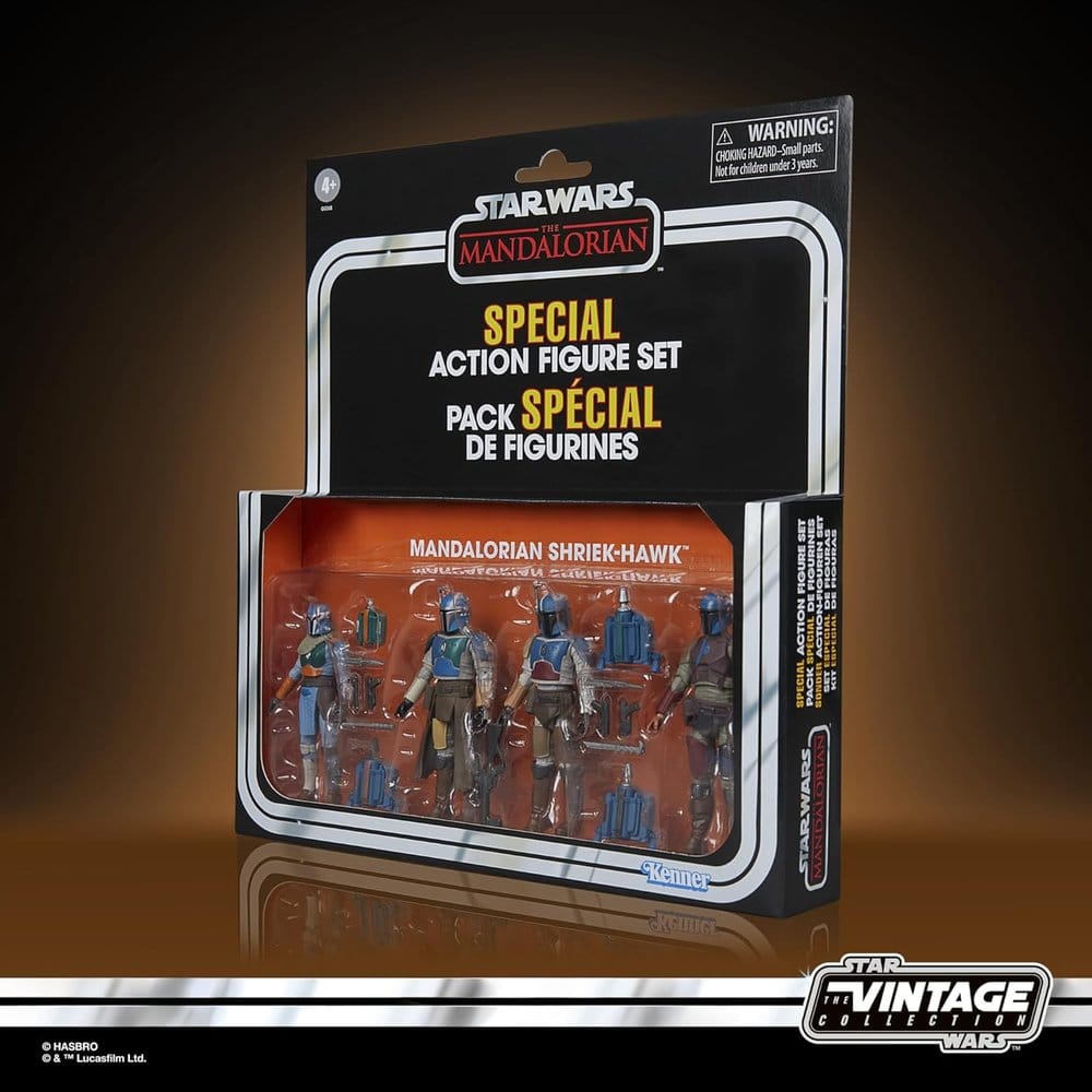 Hasbro Star Wars The Mandalorian Shriek-Hawk Vintage Collection 4er-Pack Actionfiguren