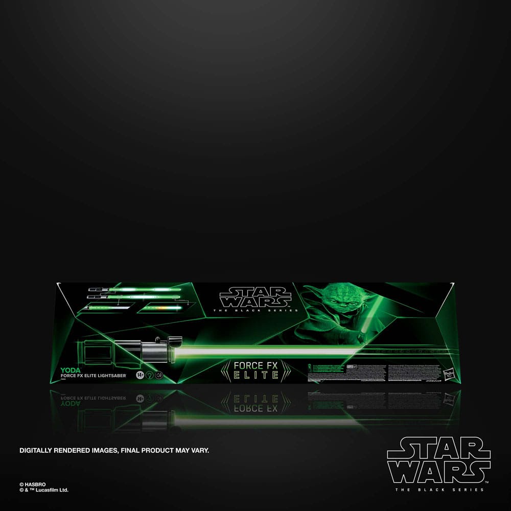 Hasbro Star Wars Yoda Black Series Force FX Elite Lichtschwert Replik