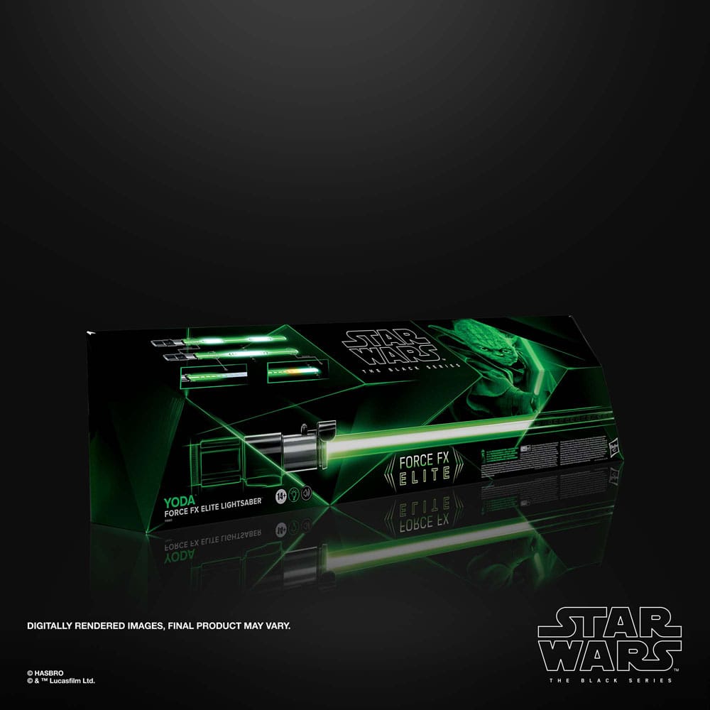 Hasbro Star Wars Yoda Black Series Force FX Elite Lichtschwert Replik
