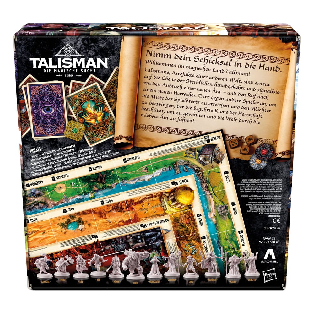 Hasbro Talisman Die Magische Suche 5. Edition Deutsche Version Brettspiel