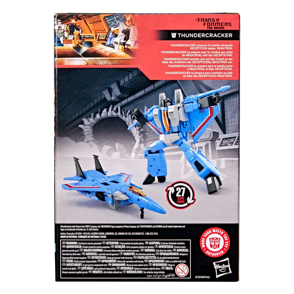 Hasbro The Transformers The Movie Thundercracker Studio Series Voyager Class Actionfigur