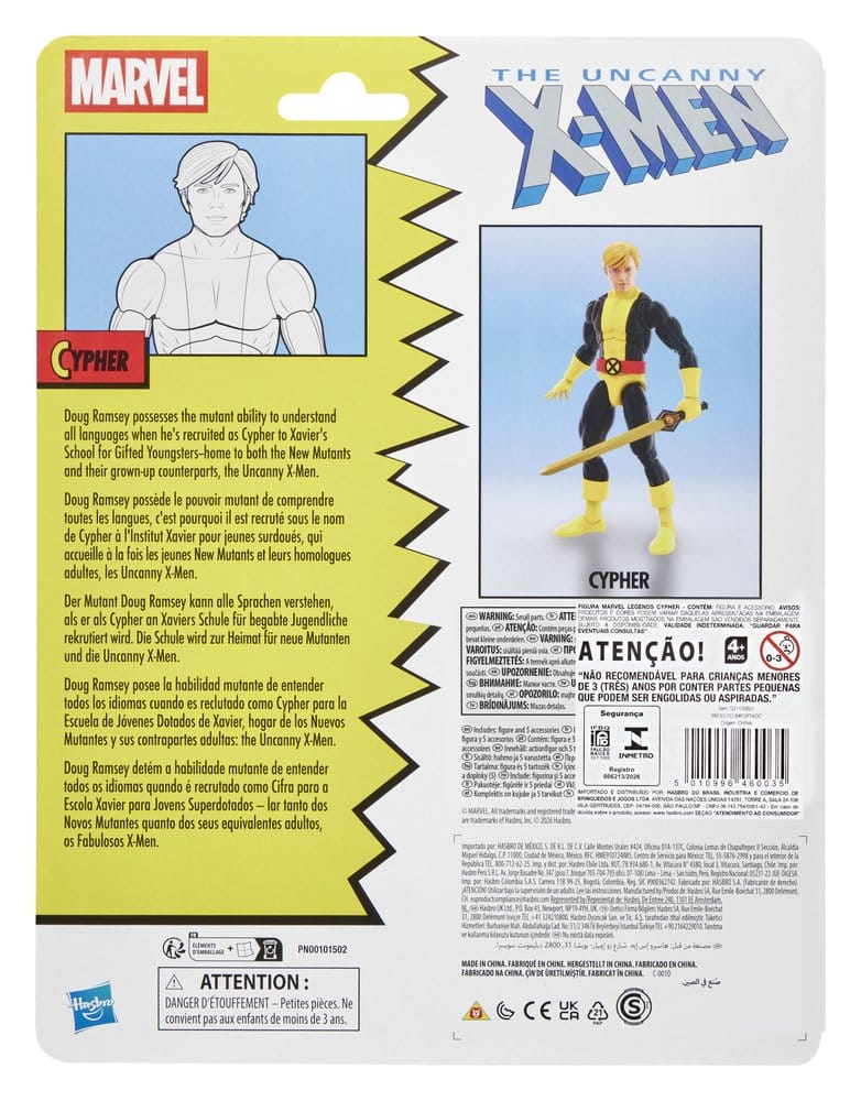 Hasbro The Uncanny X-Men Cypher Marvel Legends Actionfigur