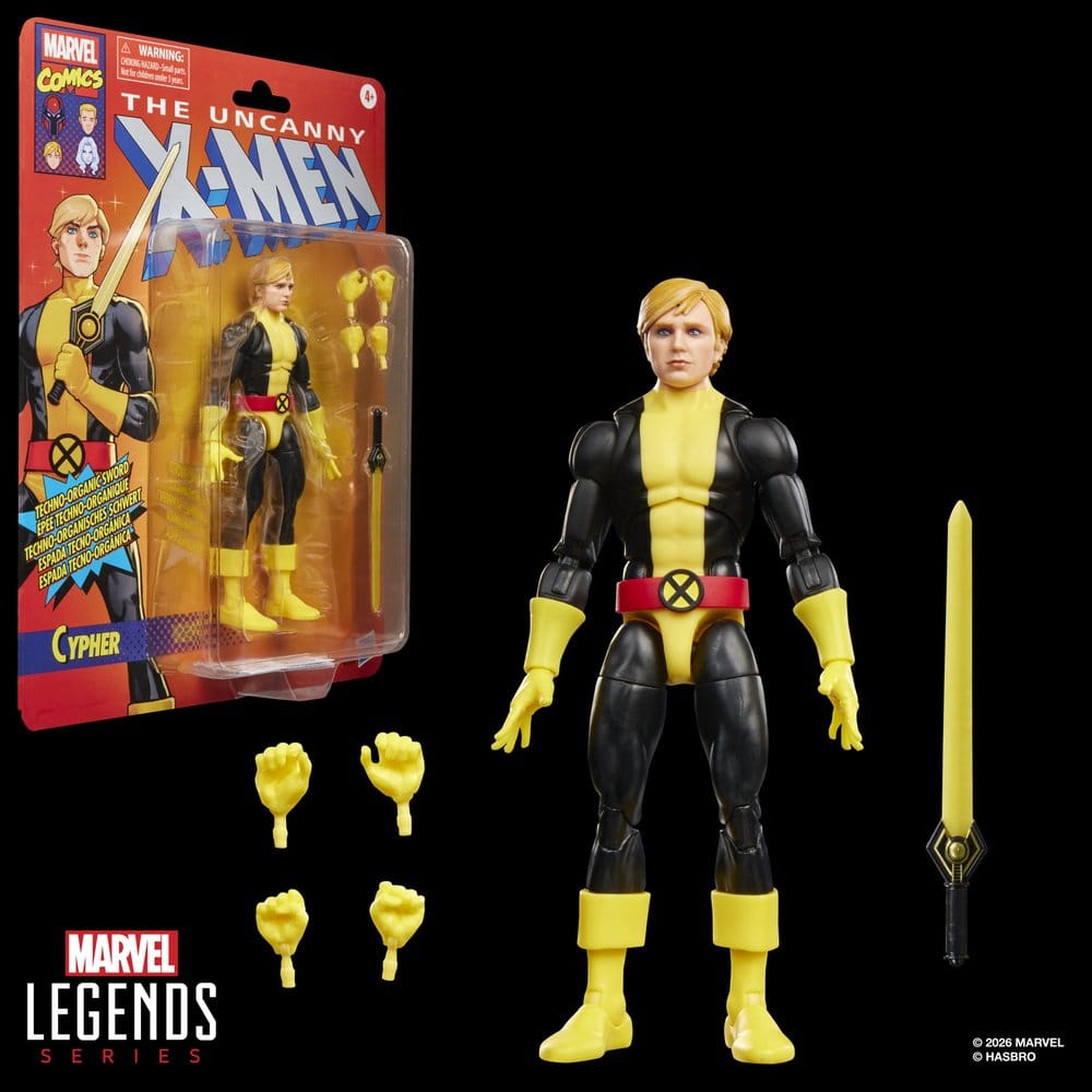Hasbro The Uncanny X-Men Cypher Marvel Legends Actionfigur