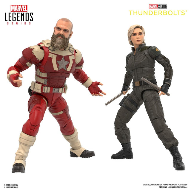 Hasbro Thunderbolts 2er-Pack Yelena Belova & Red Guardian Marvel Legends Actionfiguren