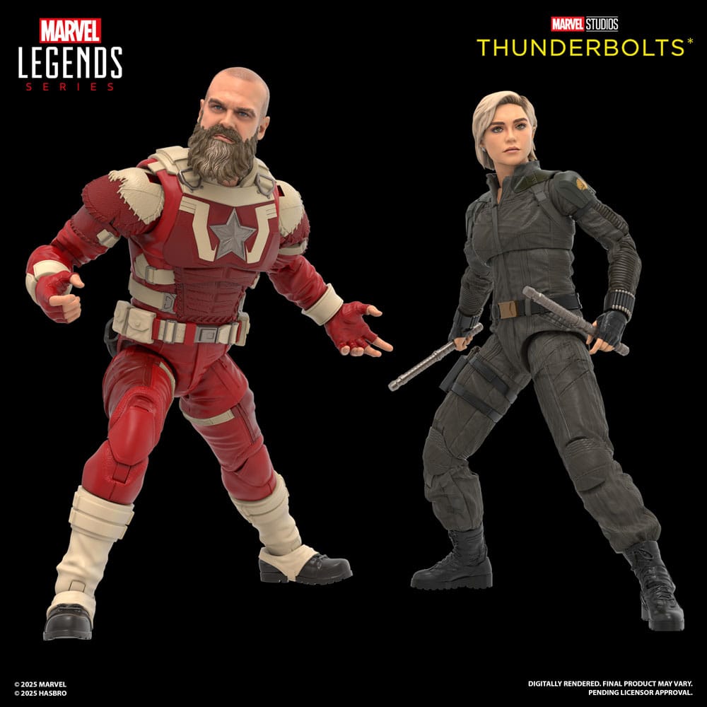 Hasbro Thunderbolts 2er-Pack Yelena Belova & Red Guardian Marvel Legends Actionfiguren