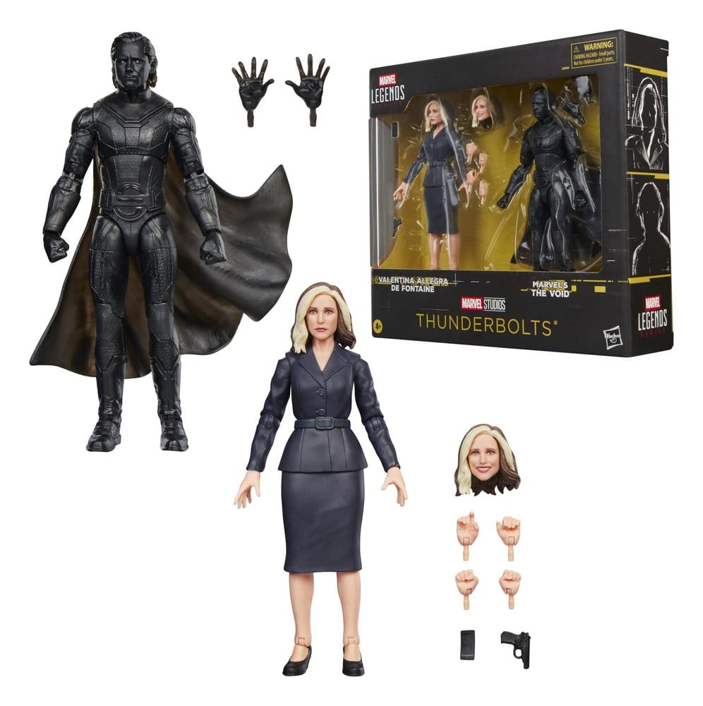 Hasbro Thunderbolts Marvel Legends Valentina Allegra de Fontaine The Void 2er-Pack Actionfiguren