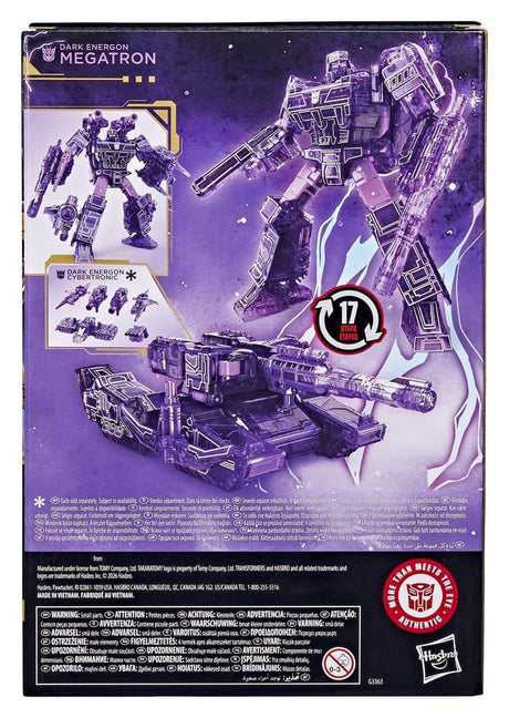Hasbro Transformers Age of the Primes Dark Energon Megatron Voyager Class Actionfigur