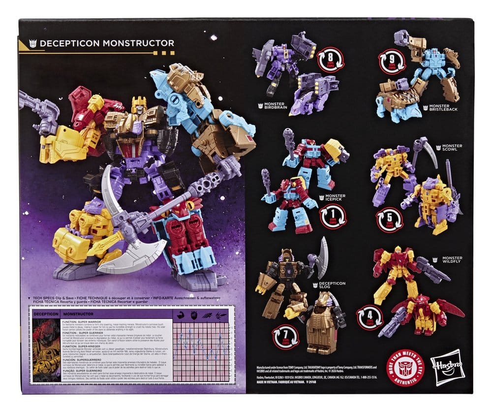 Hasbro Transformers Age of the Primes Decepticon Monstructor Actionfigur