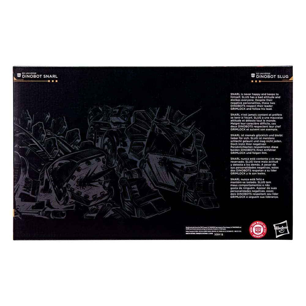 Hasbro Transformers Age of the Primes G2 Universe Dinobots Snrawl & Slug Leader Class 2er-Pack Actionfiguren