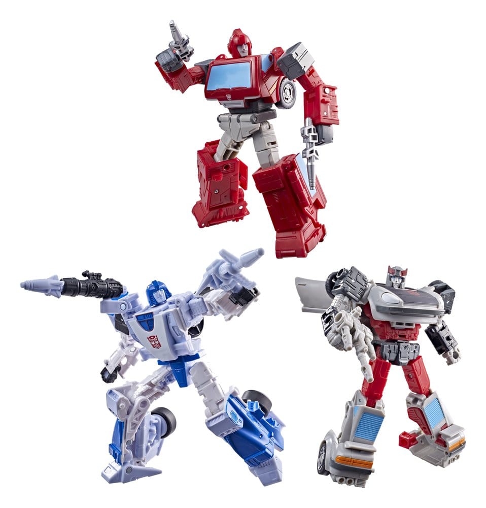 Hasbro Transformers Age Of The Primes Mirage Bluestreak Ironhide 3er-Pack Actionfiguren