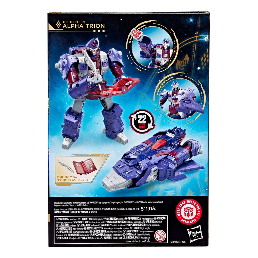 Hasbro Transformers Age of the Primes The Thirteen Alpha Trion Voyager Class Actionfigur