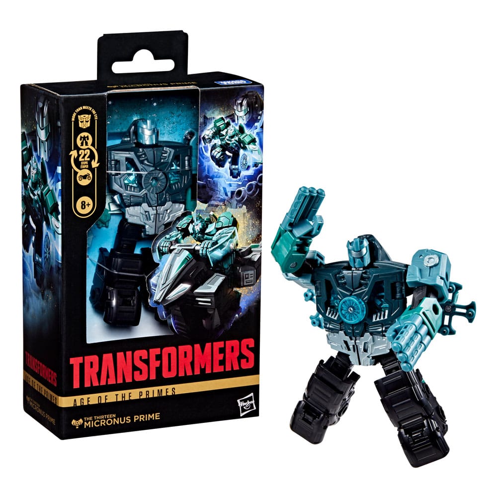 Hasbro Transformers Age of the Primes The Thirteen Micronus Prime Deluxe Class Actionfigur