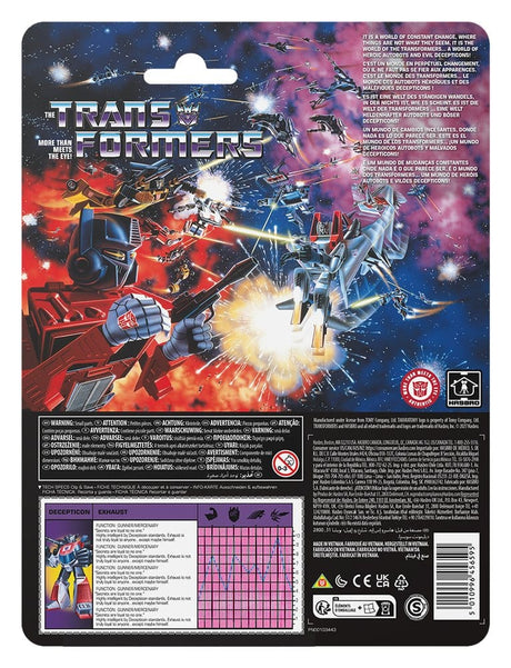 Hasbro Transformers Decepticon Exhaust Retro G1 Actionfigur