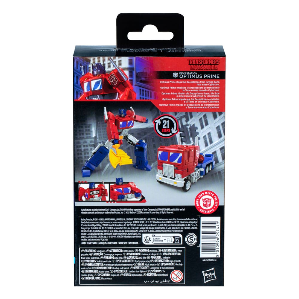Hasbro Transformers Devastation Studio Series Deluxe Optimus Prime Actionfigur
