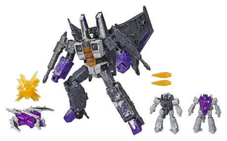 Hasbro Transformers Generation War for Cybertron Siege Voyager Class Decepticon Phantomstrike Squadron 4er-Pack