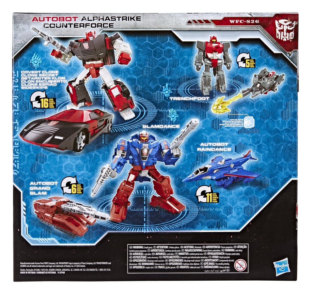 Hasbro Transformers Generations War for Cybertron Siege Autobot Alphastrike Counterforce Actionfiguren 3er-Pack