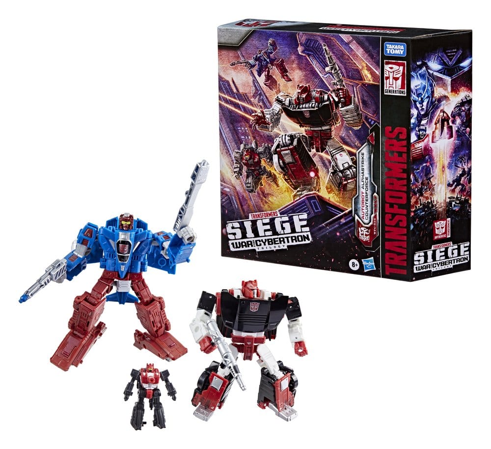 Hasbro Transformers Generations War for Cybertron Siege Autobot Alphastrike Counterforce Actionfiguren 3er-Pack