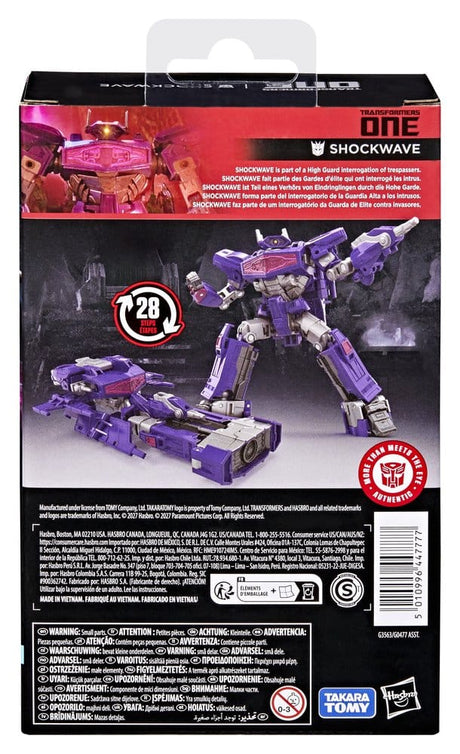 Hasbro Transformers One Shockwave Studio Series Deluxe Class Actionfigur