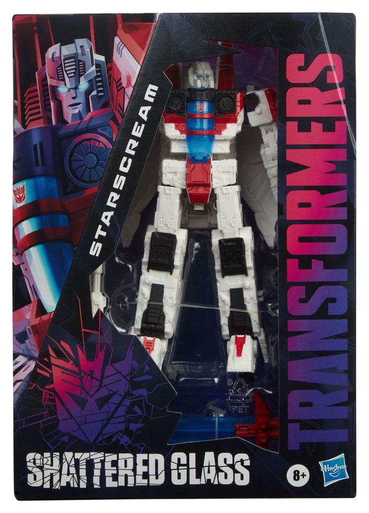 Hasbro Transformers Shattered Glass Starscream Voyager Class Actionfigur