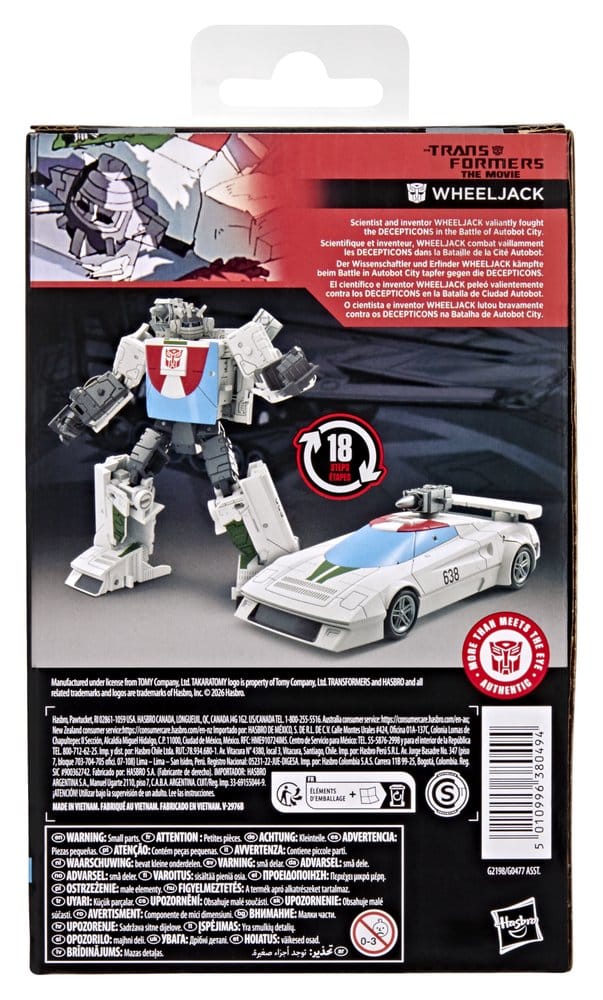 Hasbro Transformers The Movie Studio Series Deluxe Class Wheeljack Actionfigur