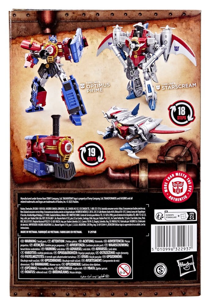 Transformers Timelines Hearts of Steel Optimus Prime & Starscream Comi ...