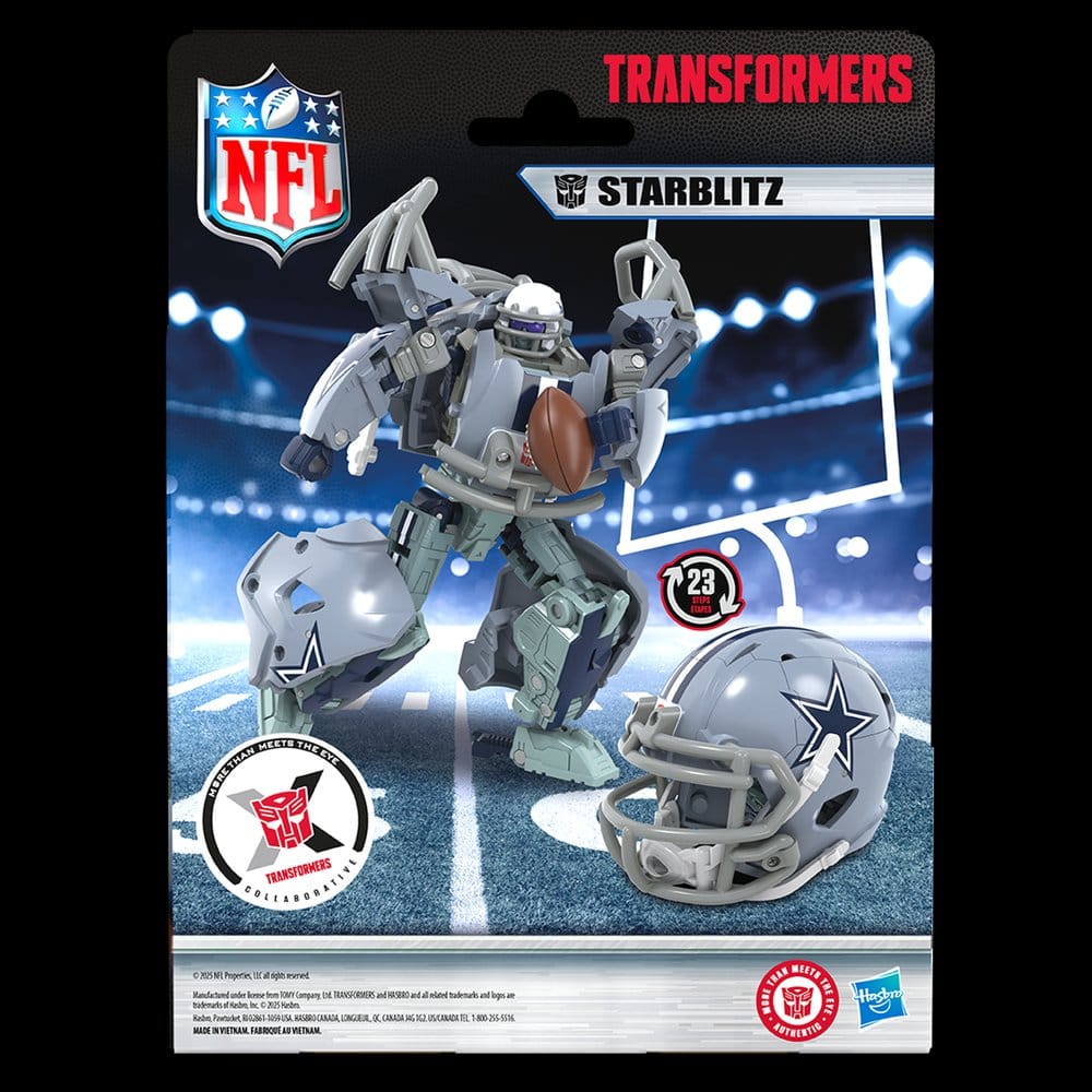 Hasbro Transformers x NFL Dallas Cowboys Starblitz Actionfigur