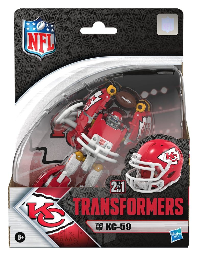 Hasbro Transformers x NFL Kansas City Chiefs KC 59 Actionfigur
