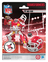 Hasbro Transformers x NFL Kansas City Chiefs KC 59 Actionfigur