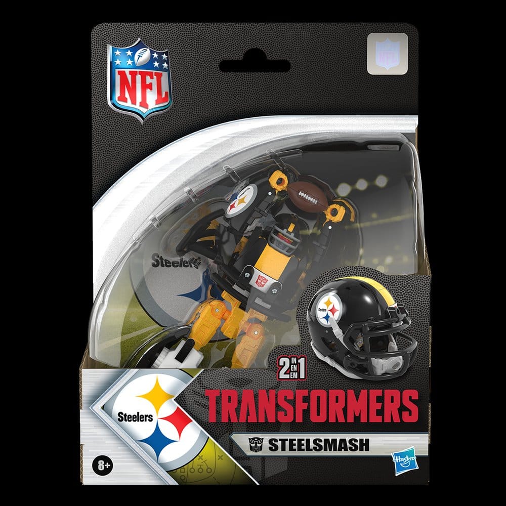 Hasbro Transformers x NFL Pittsburgh Steelers Steelsmash Actionfigur