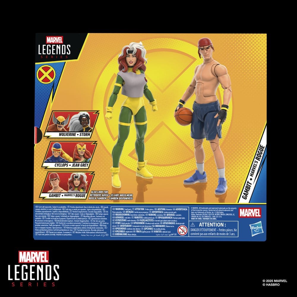 Hasbro X-Men '97 Marvel Legends Gambit & Marvel's Rogue 2er-Pack Actionfiguren