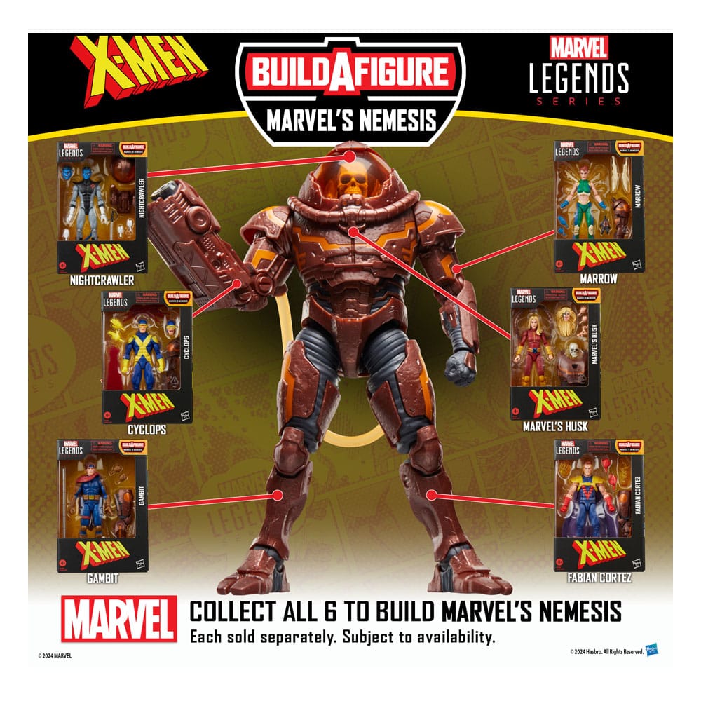 Hasbro X-Men Marvel Legends Marvel’s Husk BAF Marvel’s Nemesis Actionfigur