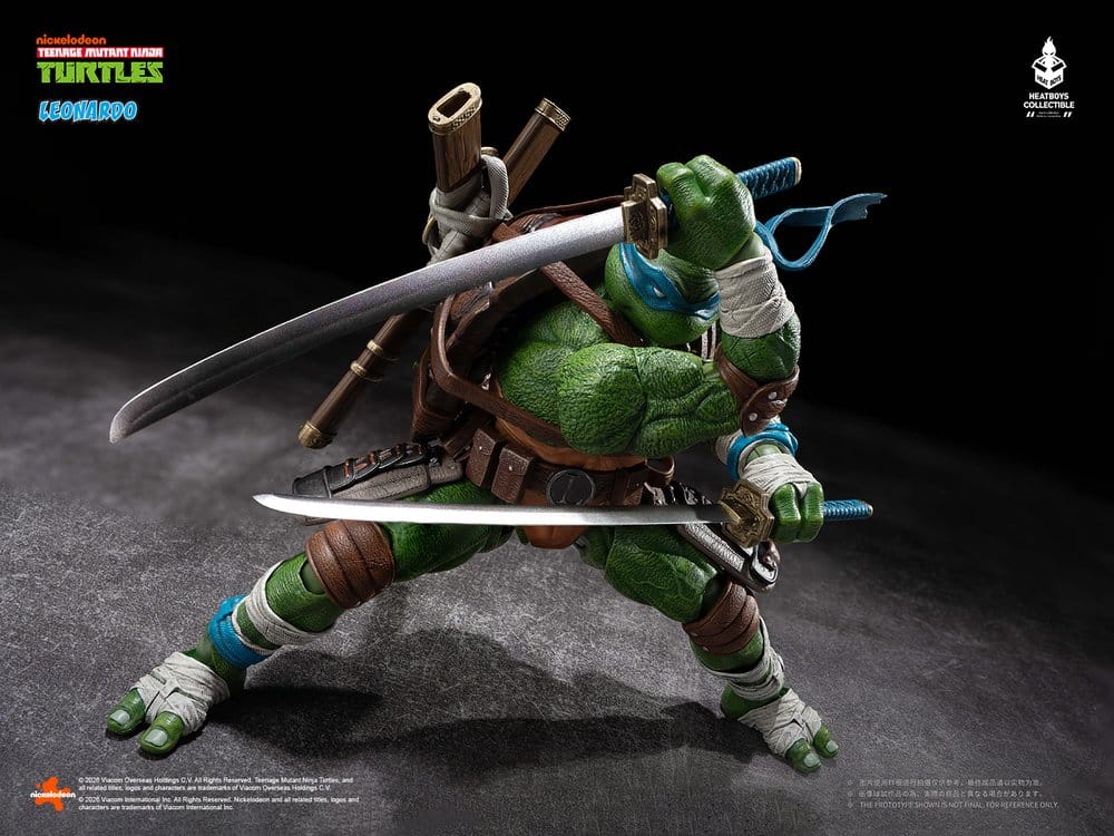 Heat Boys Teenage Mutant Ninja Turtles Leonardo Deluxe Version Actionfigur
