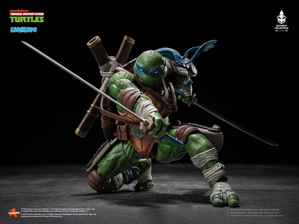 Heat Boys Teenage Mutant Ninja Turtles Leonardo Deluxe Version Actionfigur