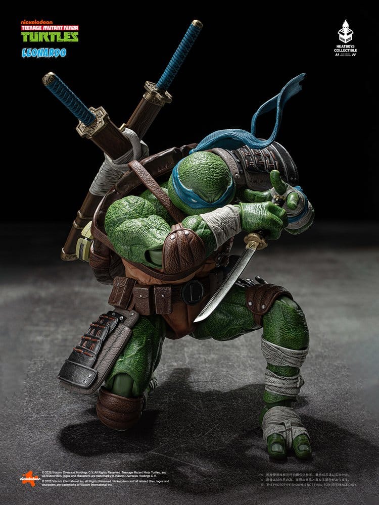Heat Boys Teenage Mutant Ninja Turtles Leonardo Deluxe Version Actionfigur
