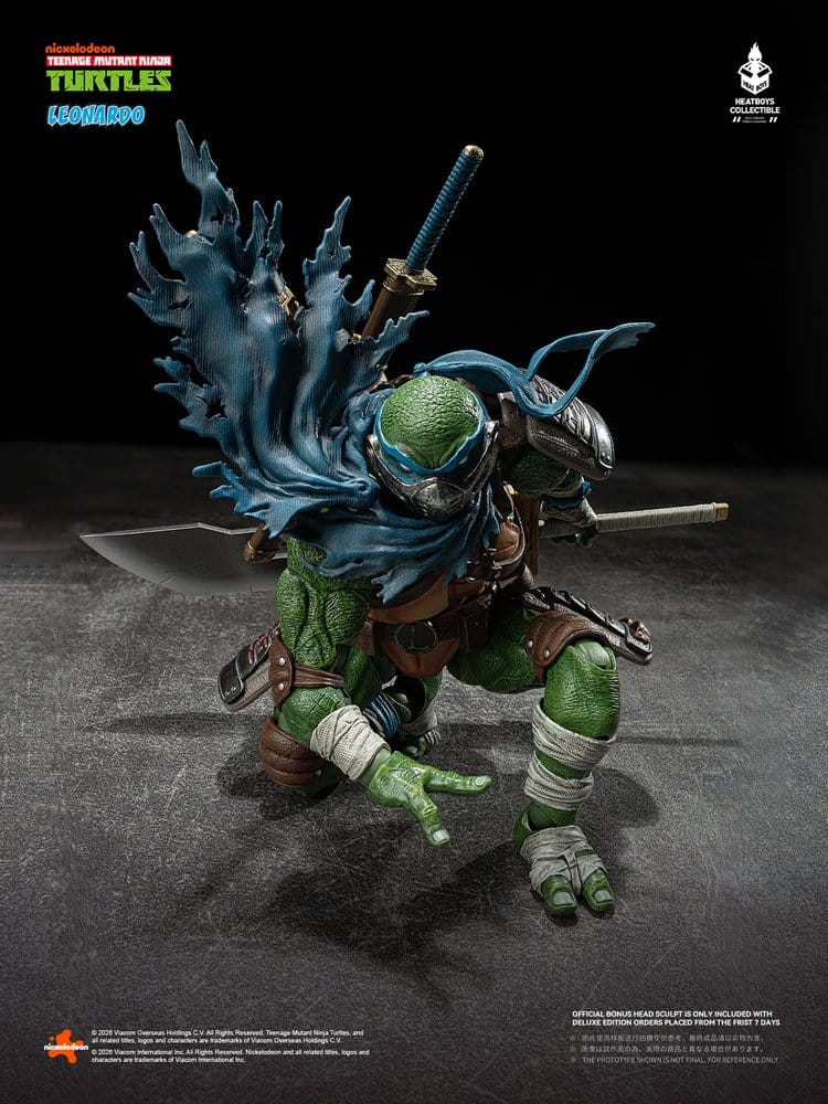 Heat Boys Teenage Mutant Ninja Turtles Leonardo Deluxe Version Actionfigur
