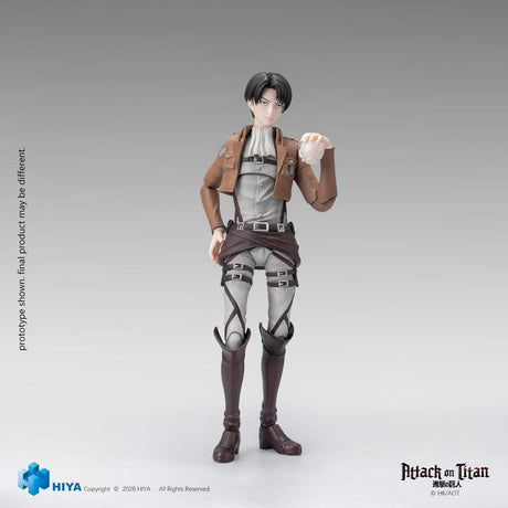 Hiya Toys Attack on Titan Levi Ackerman Exquisite Basic Series 1/12 Actionfigur