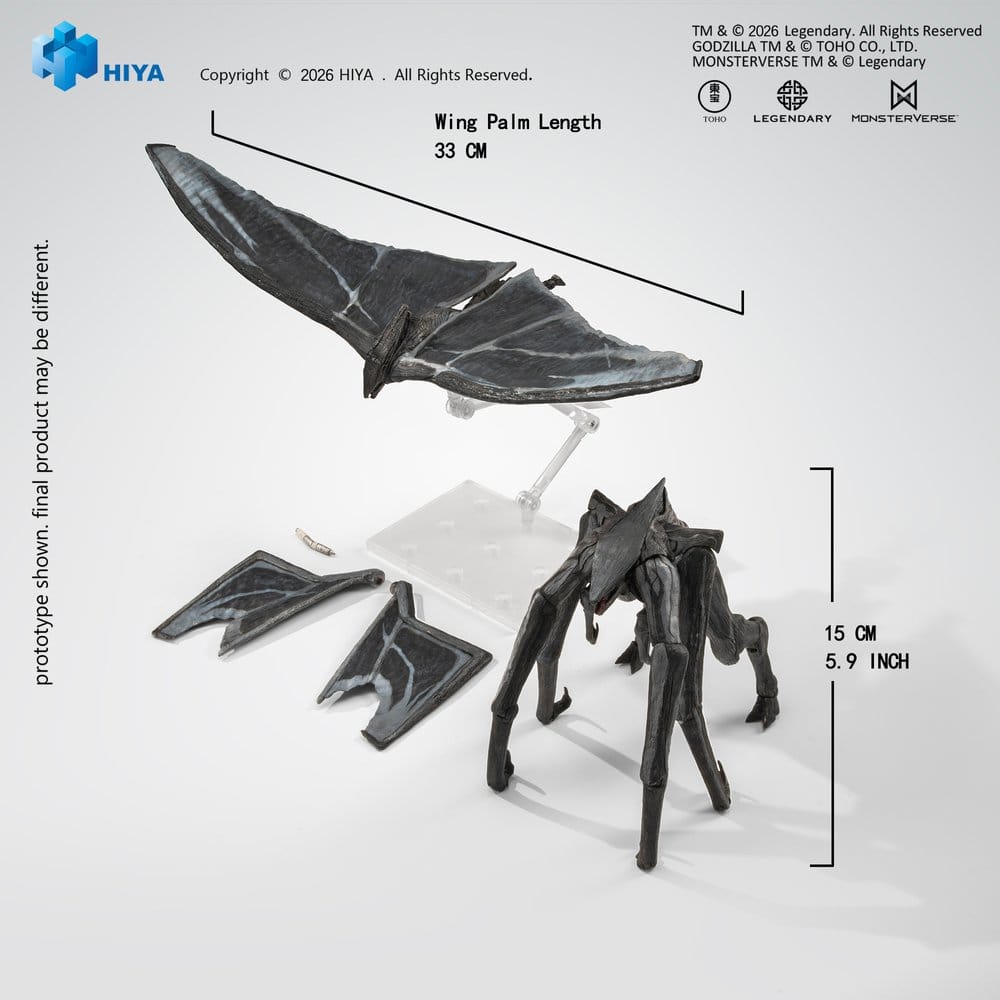 Hiya Toys Godzilla (2014) Exquisite Basic Male & Female Muto Set Actionfiguren