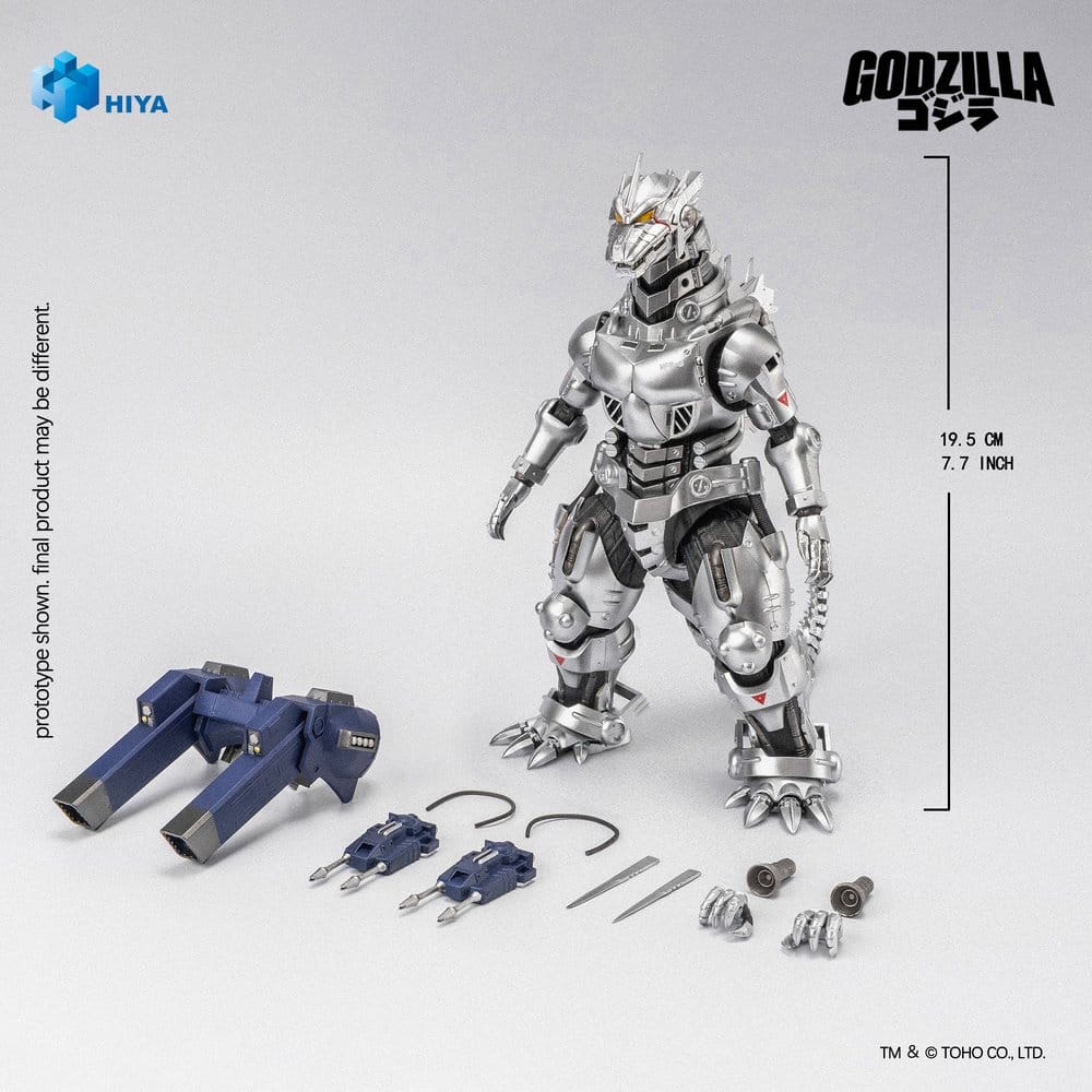Hiya Toys Godzilla Against Mechagodzilla (2002) Mechagodzilla MFS-3 Exquisite Basic Series Actionfigur