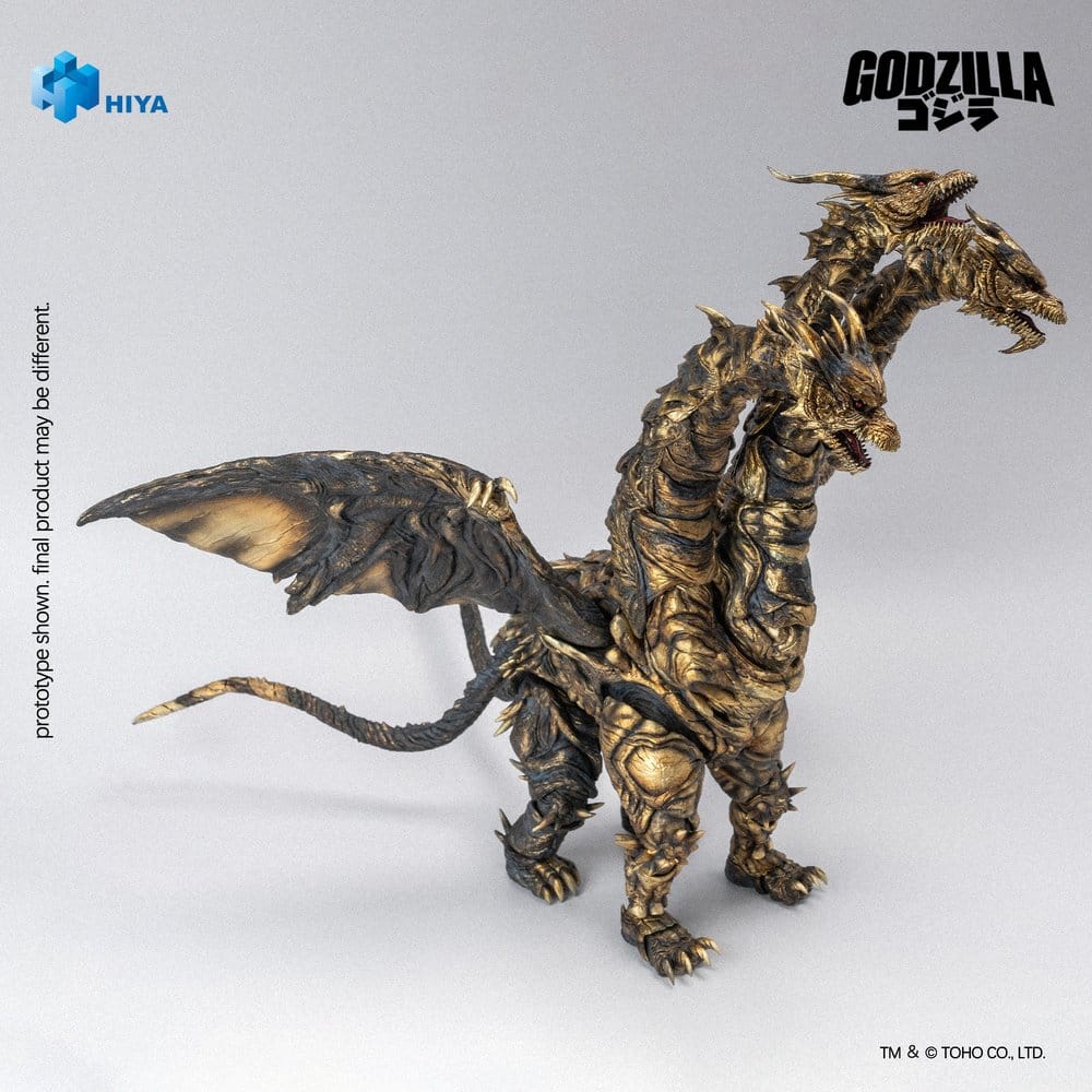 Hiya Toys Godzilla Final Wars (2004) Keizer Ghidorah Exquisite Basic Series Actionfigur