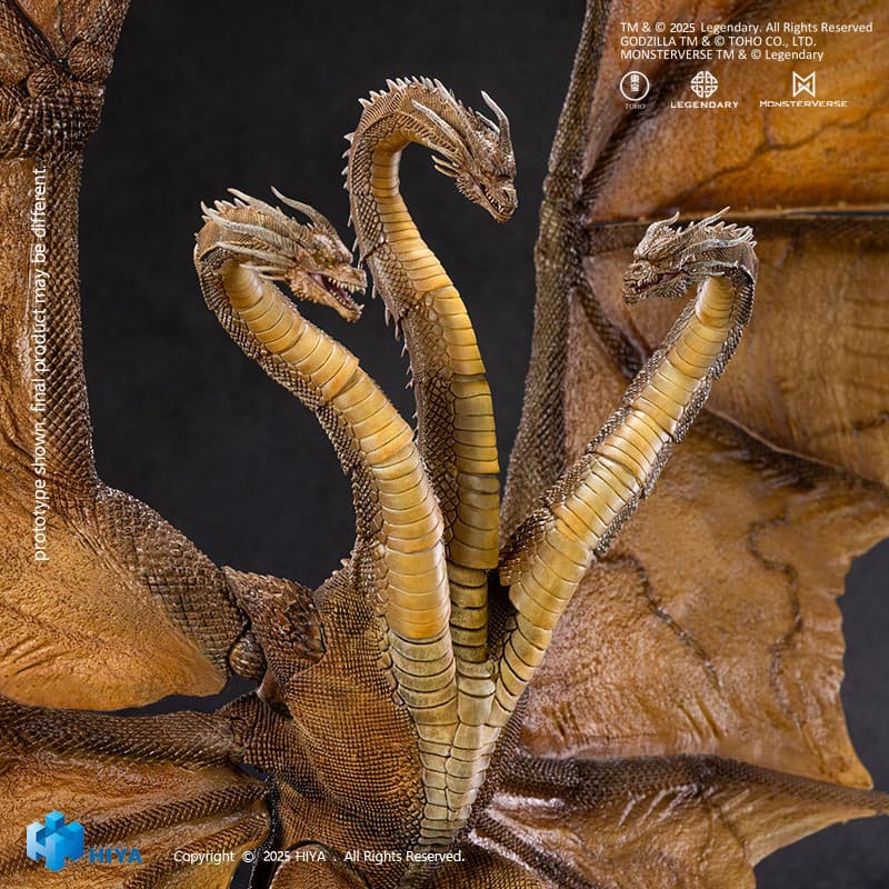 Hiya Toys Godzilla King of the Monsters 2019 King Ghidorah 2.0 Exquisite Basic Actionfigur