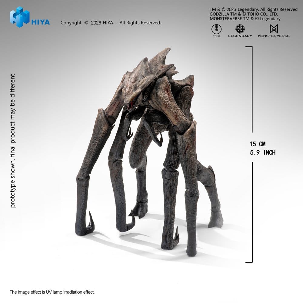 Hiya Toys Godzilla King of the Monsters Muto Exquisite Basic Actionfigur