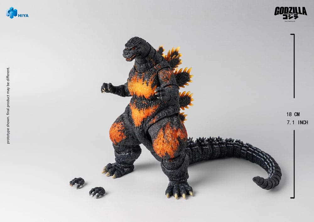 Hiya Toys Godzilla vs. Destoroyah (1995) Exquisite Basic Burning Godzilla Actionfigur