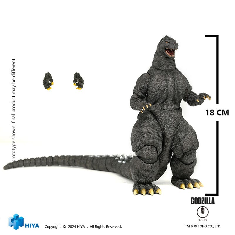 Hiya Toys Godzilla vs King Ghidorah Hokkaido Godzilla Exquisite Basic Actionfigur