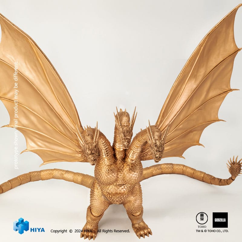 Hiya Toys Godzilla vs King Ghidorah King Ghidorah Exquisite Basic Actionfigur - Beschädigte Verpackung