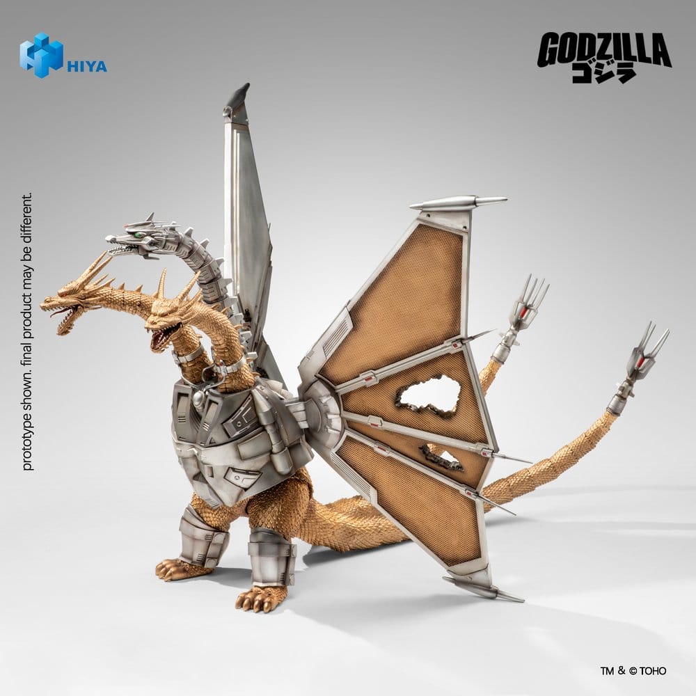 Hiya Toys Godzilla Vs. King Ghidorah Mecha King Ghidorah Battle Damaged Exquisite Basic Actionfigur