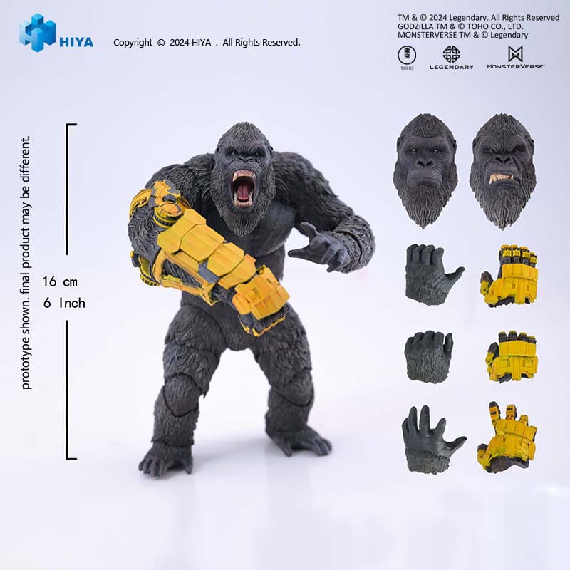 Hiya Toys Godzilla x Kong The New Empire Kong B.E.A.S.T. Glove Ver. Actionfigur