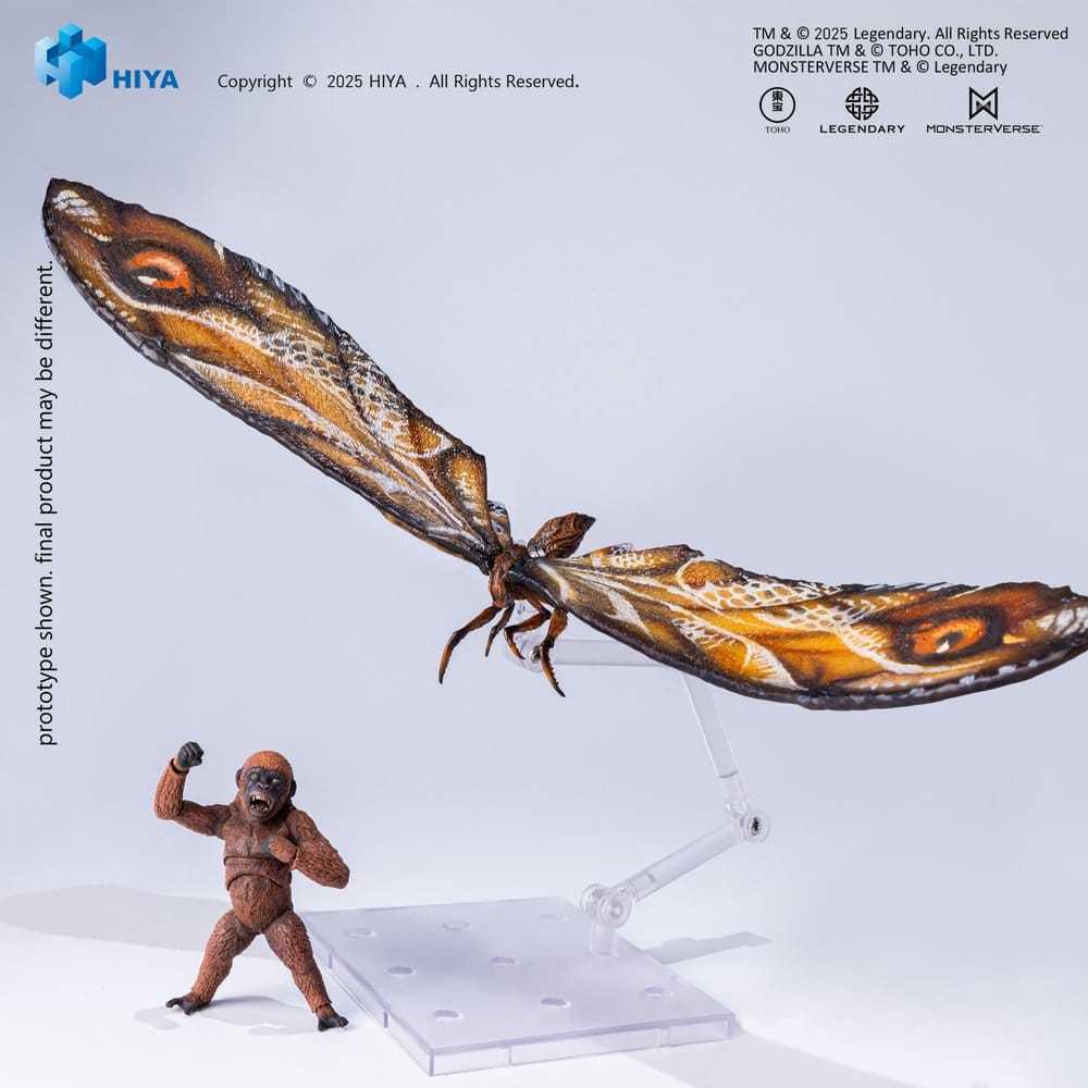 Hiya Toys Godzilla x Kong The New Empire Mothra Premium Set Exquisite Basic Series Actionfigur