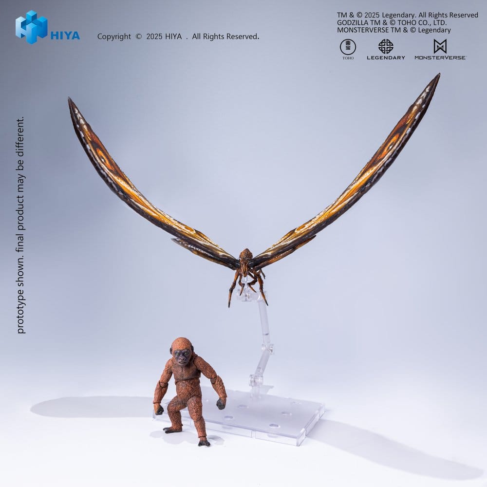 Hiya Toys Godzilla x Kong The New Empire Mothra Premium Set Exquisite Basic Series Actionfigur